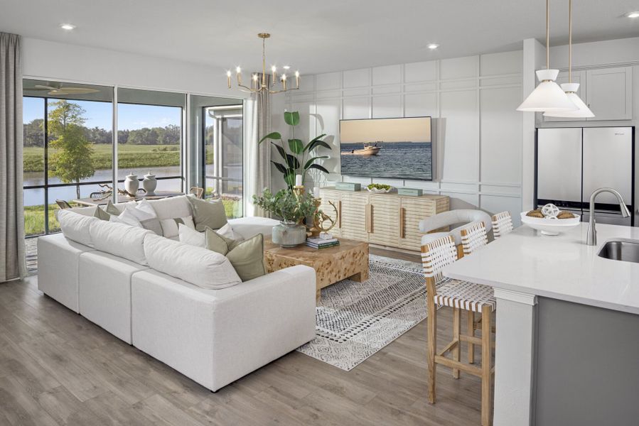 Representative furnished interior of a home built from the Glades by Mattamy Homes in Crosswind Ranch, Parrish (Image 7).