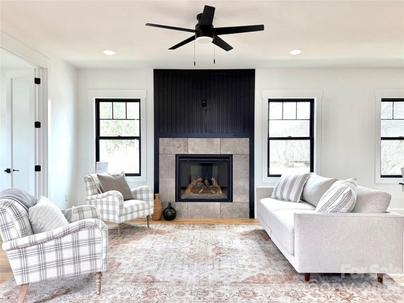 Furnished interior view inside a new home in , Hendersonville (Image 5).