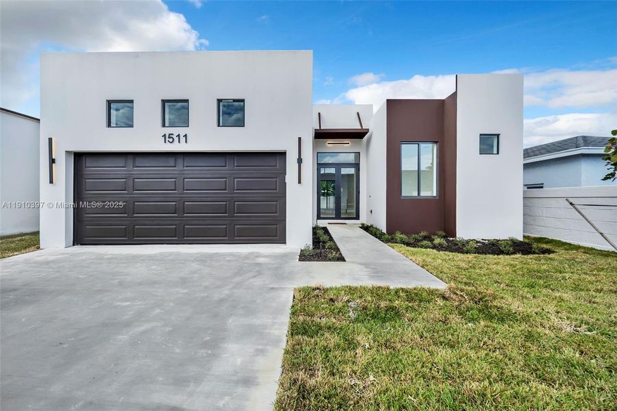 Front exterior of a new home in , Fort Lauderdale, FL, highlighting curb appeal (Image 2). Front exterior of a new home in , Fort Lauderdale, FL, highlighting curb appeal (Image 2).