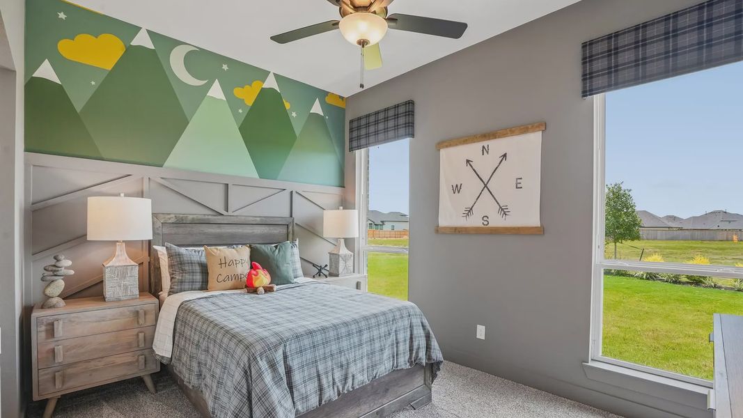 Representative furnished interior of a home built from the Sydney by Chesmar Homes in Westland Ranch, League City (Image 34).