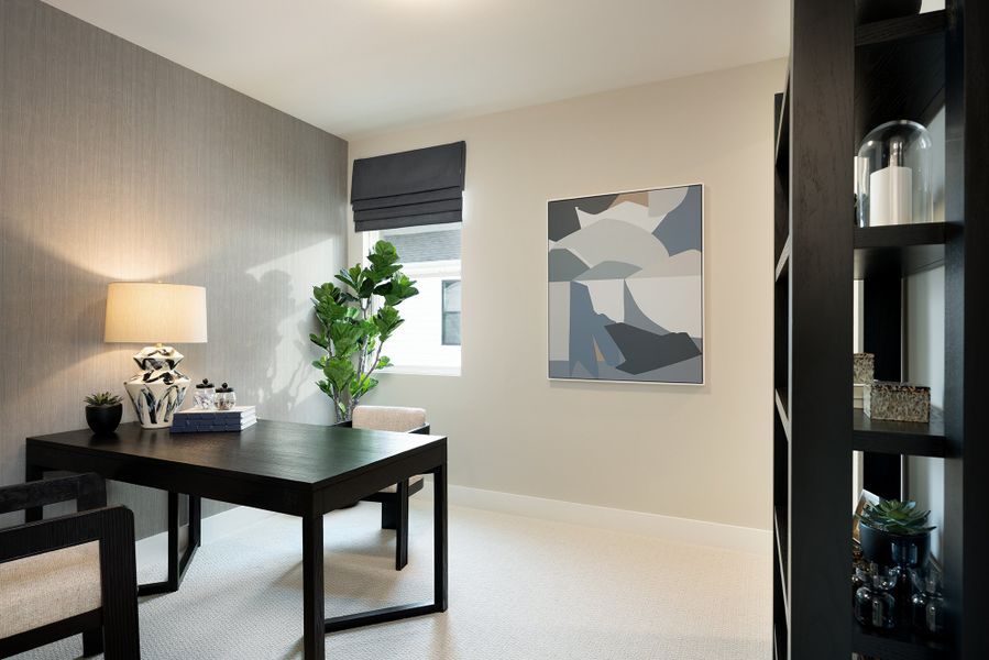 Furnished interior view inside a new home in Novel, Austin (Image 10).