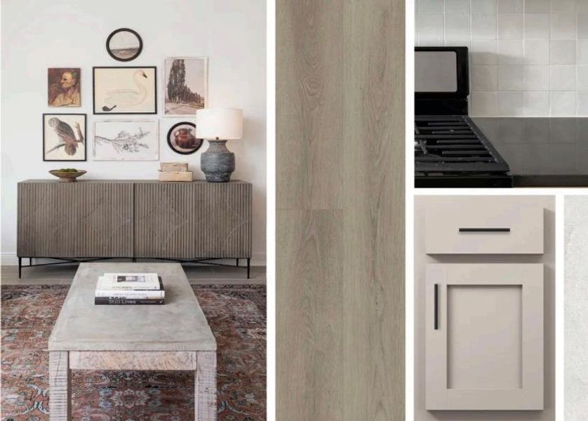 Sample of building materials used in homes in Patterson Ranch, Georgetown (Image 13).