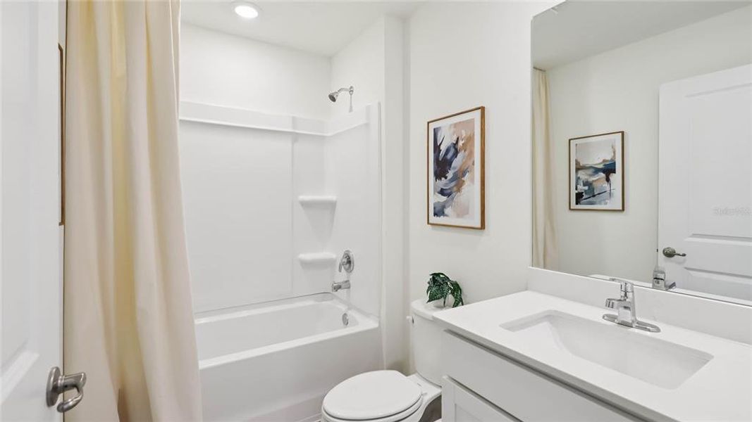 Furnished interior view inside a new home in Fletcher Trace, Alachua (Image 22). Furnished interior view inside a new home in Fletcher Trace, Alachua (Image 22).