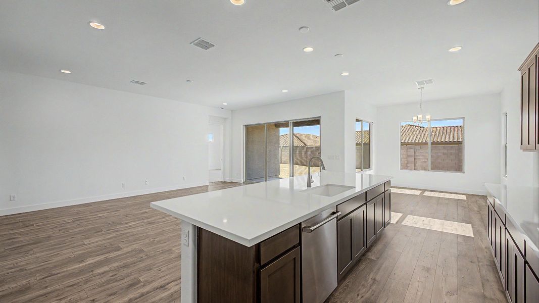 Furnished interior view inside a new home in Arroyo Seco - Hacienda, Buckeye (Image 14). Furnished interior view inside a new home in Arroyo Seco - Hacienda, Buckeye (Image 14).