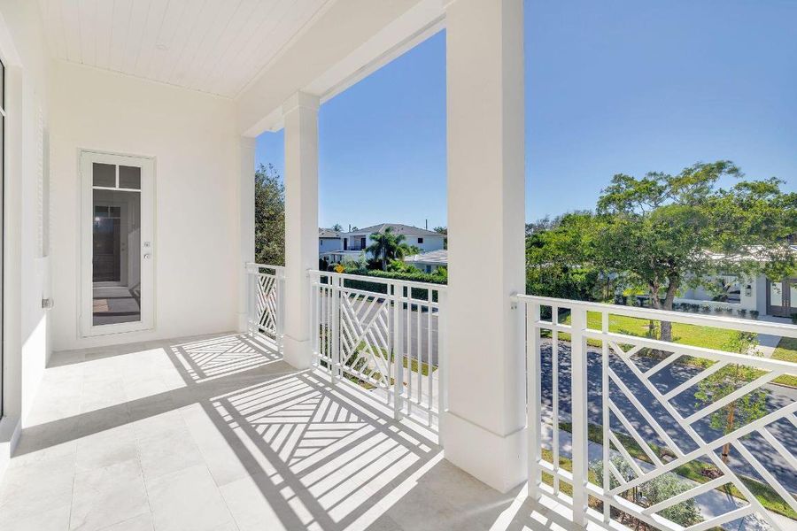 Front Covered Balcony