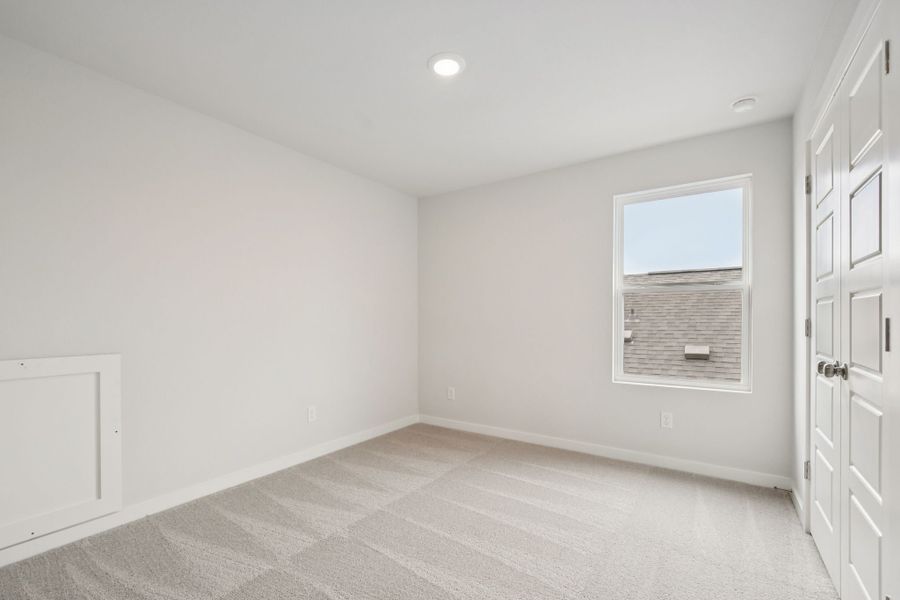 A room with white walls.