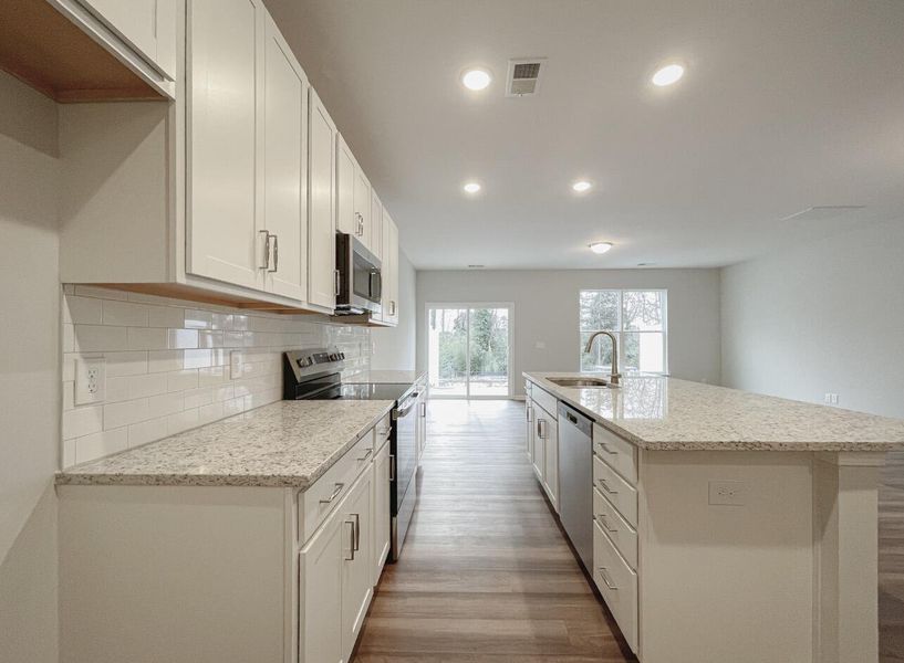 Furnished interior view inside a new home in East Main Townes, Spartanburg (Image 8).