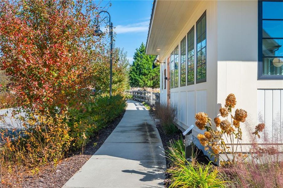 Exterior details and patio area of a home in Harmony, Auburn (Image 26).