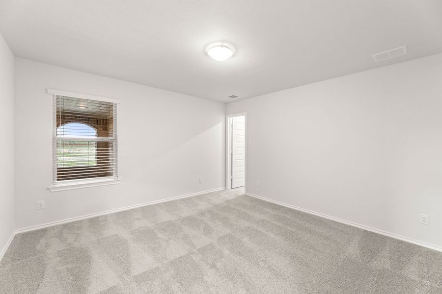 Front exterior of a new home in Northspur, Terrell, TX, highlighting curb appeal (Image 22). Front exterior of a new home in Northspur, Terrell, TX, highlighting curb appeal (Image 22).