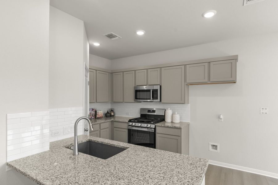 Furnished interior view inside a new home in Blanco Vista, San Marcos (Image 15).