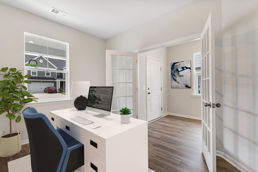 Furnished interior view inside a new home in Sweetgrass at Summers Corner: Arbor Collection, Summerville (Image 3).