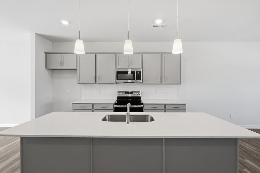 Furnished interior view inside a new home in Nichols Landing, Charlotte (Image 9). Furnished interior view inside a new home in Nichols Landing, Charlotte (Image 9).