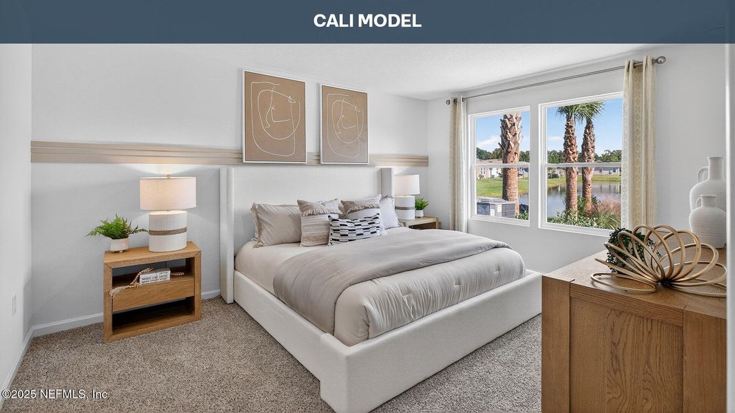 Furnished interior view inside a new home in Copes Landing, Jacksonville (Image 11).