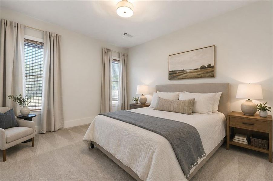 Furnished interior view inside a new home in , Buford (Image 28).