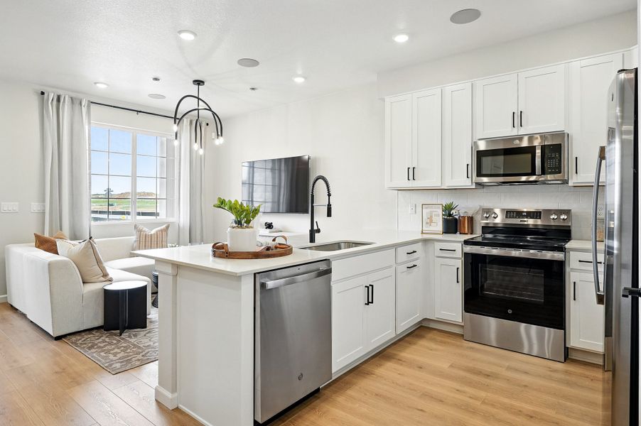 Furnished interior view inside a new home in Parterre, Thornton (Image 10).