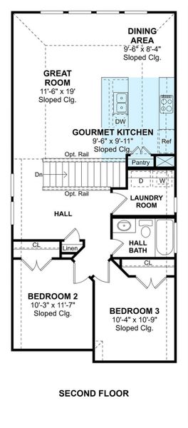 The Cleveland floor plan by K. Hovnanian Homes. 2nd Floor shown. *Prices, plans, dimensions, features, specifications, materials, and availability of homes or communities are subject to change without notice or obligation. The Cleveland floor plan by K. Hovnanian Homes. 2nd Floor shown. *Prices, plans, dimensions, features, specifications, materials, and availability of homes or communities are subject to change without notice or obligation.