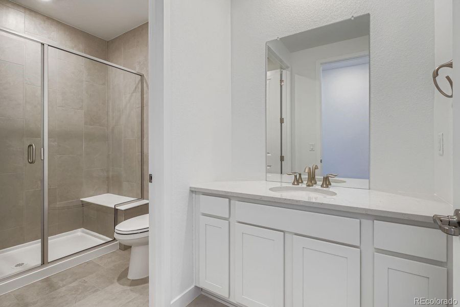 Furnished interior view inside a new home in Macanta: The Grand Collection, Castle Rock (Image 8).