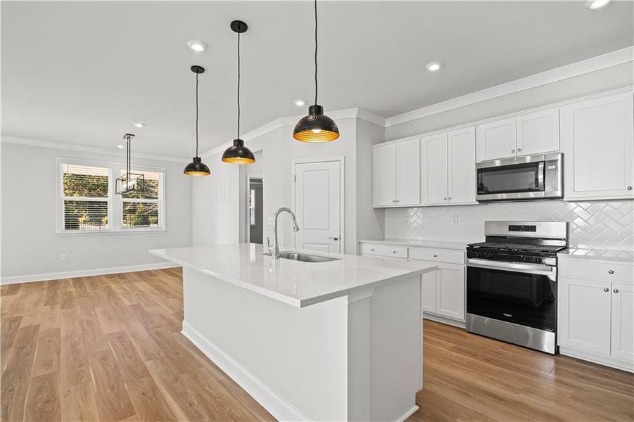 Furnished interior view inside a new home in Overland, Locust Grove (Image 8).
