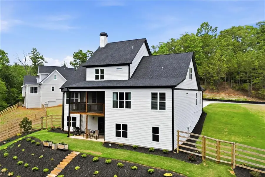 Exterior details and patio area of a home in , Canton (Image 27).