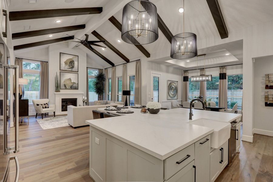 Representative furnished interior of a home built from the The Lindy by Westin Homes in Sofi Lakes, Katy (Image 14).