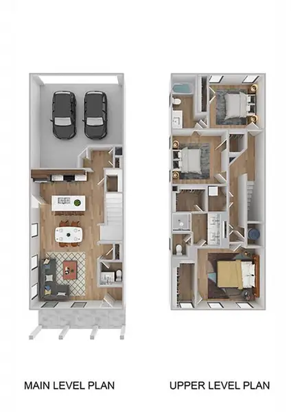 2D floor plan layout of this home in , Atlanta, GA (Image 2).