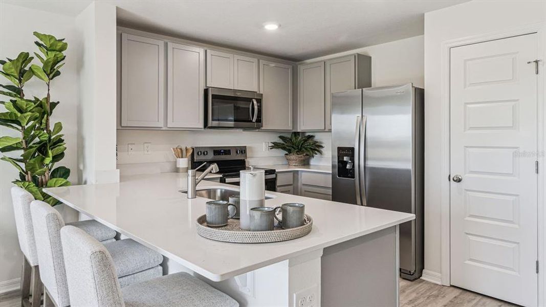 Furnished interior view inside a new home in , Haines City (Image 23).