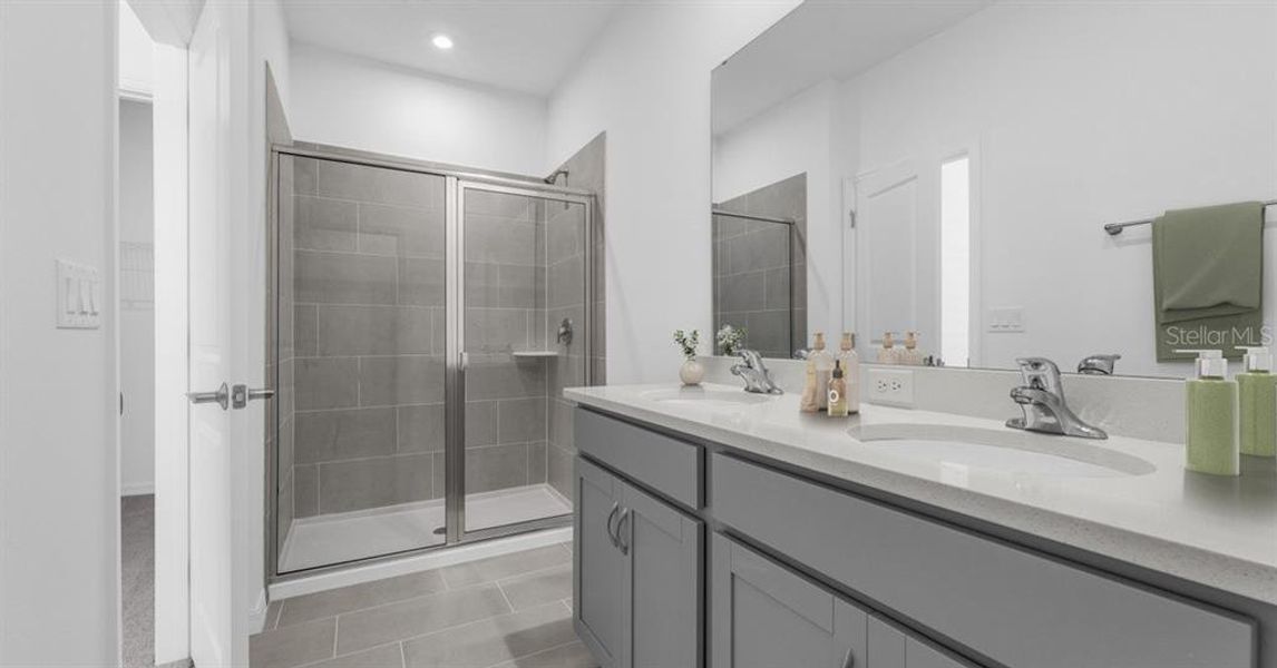 Furnished interior view inside a new home in , Wesley Chapel (Image 13).