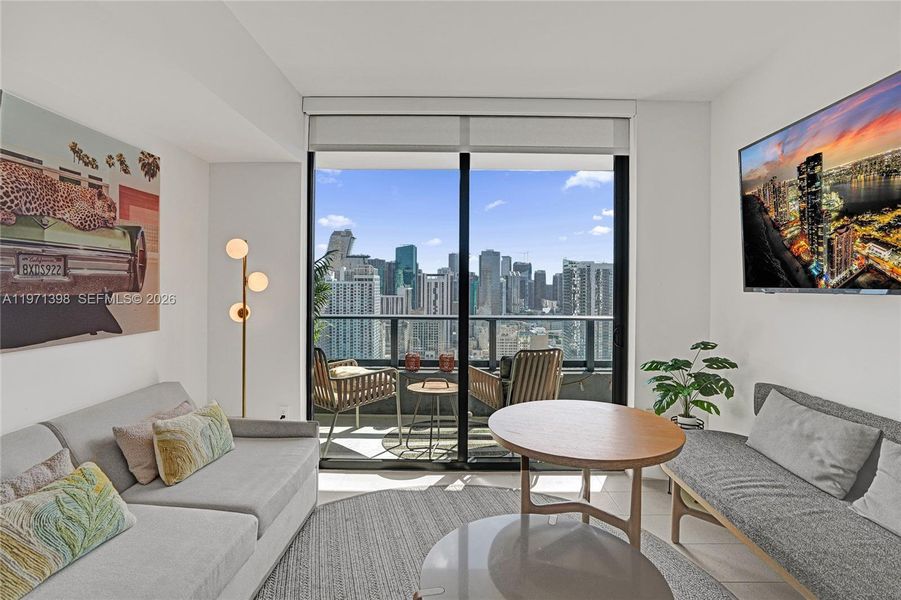 Furnished interior view inside a new home in , Miami (Image 14). Furnished interior view inside a new home in , Miami (Image 14).