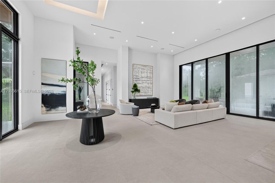 Furnished interior view inside a new home in , Miami (Image 10).