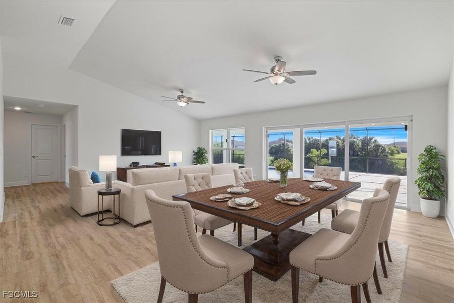 Furnished interior view inside a new home in Cape Coral, Cape Coral (Image 4).