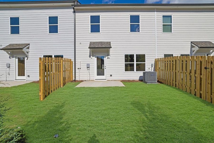 Exterior details and patio area of a home in , Ball Ground (Image 29).