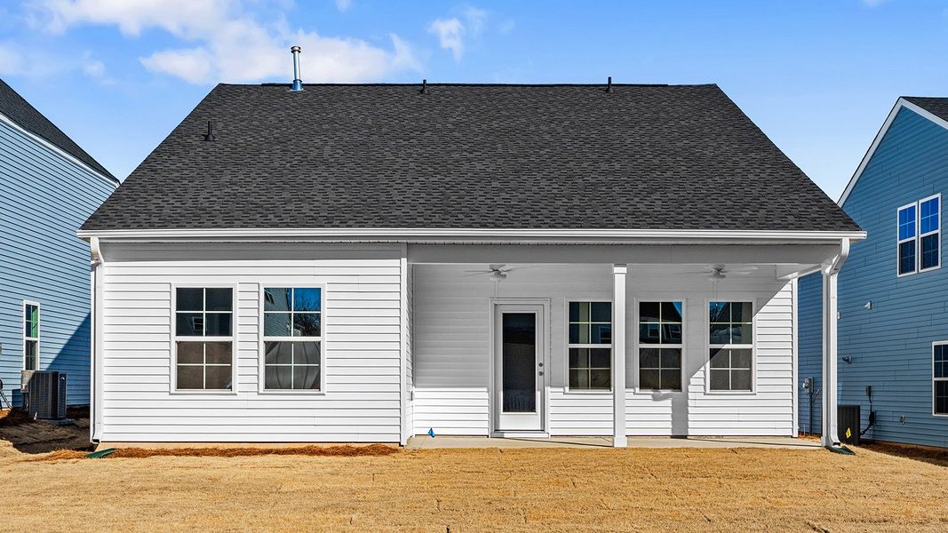 Exterior details and patio area of a home in Fieldstone, Lexington (Image 23).