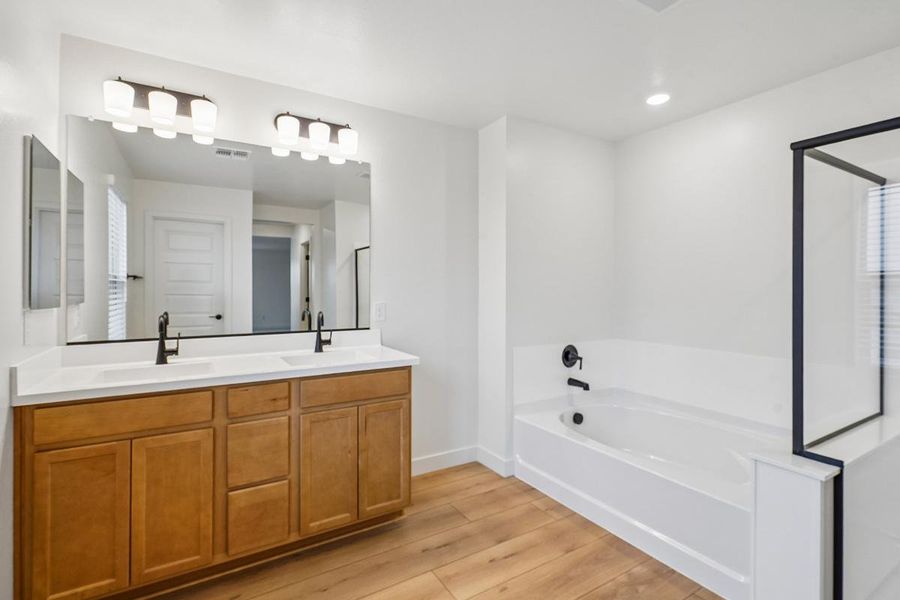 Furnished interior view inside a new home in The Enclaves at Sonrisa, Queen Creek (Image 5).