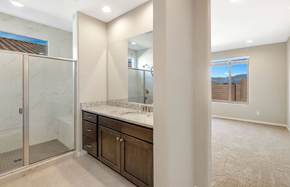 Furnished interior view inside a new home in Del Webb at Rocking K, Tucson (Image 11). Furnished interior view inside a new home in Del Webb at Rocking K, Tucson (Image 11).