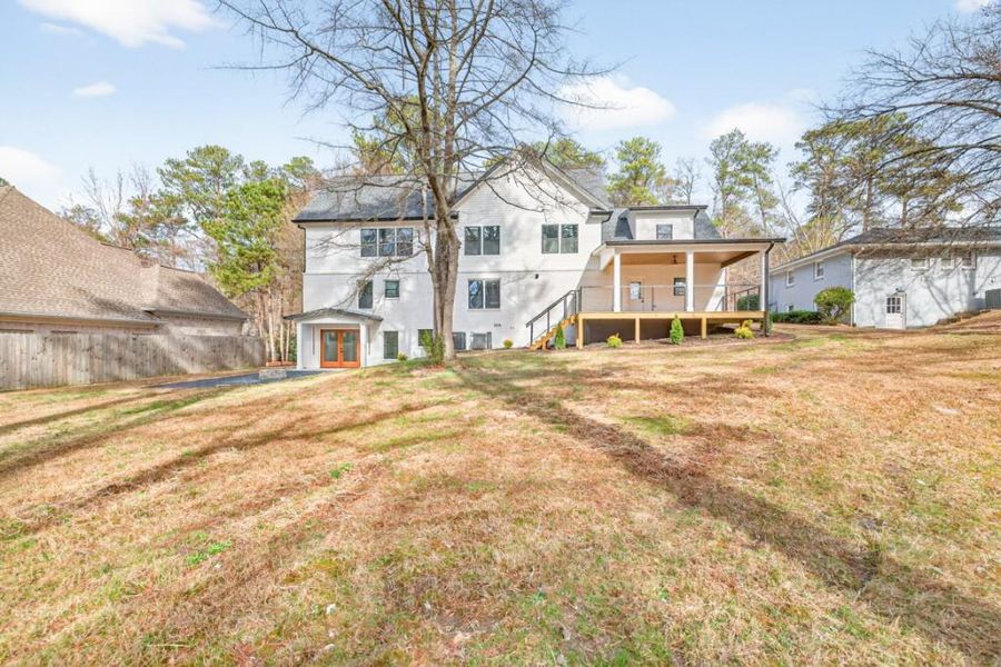 Exterior details and patio area of a home in , Norcross (Image 30).