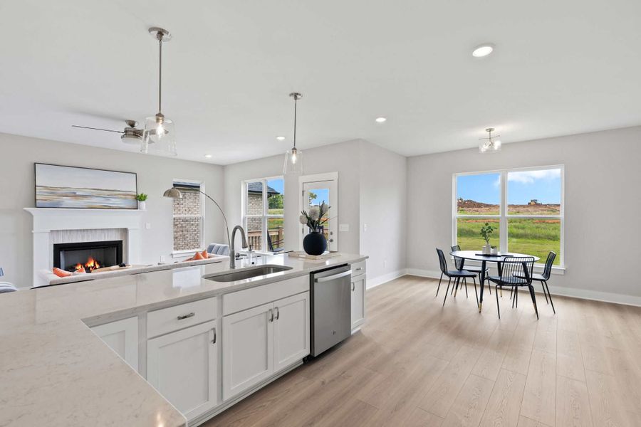 Furnished interior view inside a new home in Westfield Manor Homes, Gallatin (Image 12).