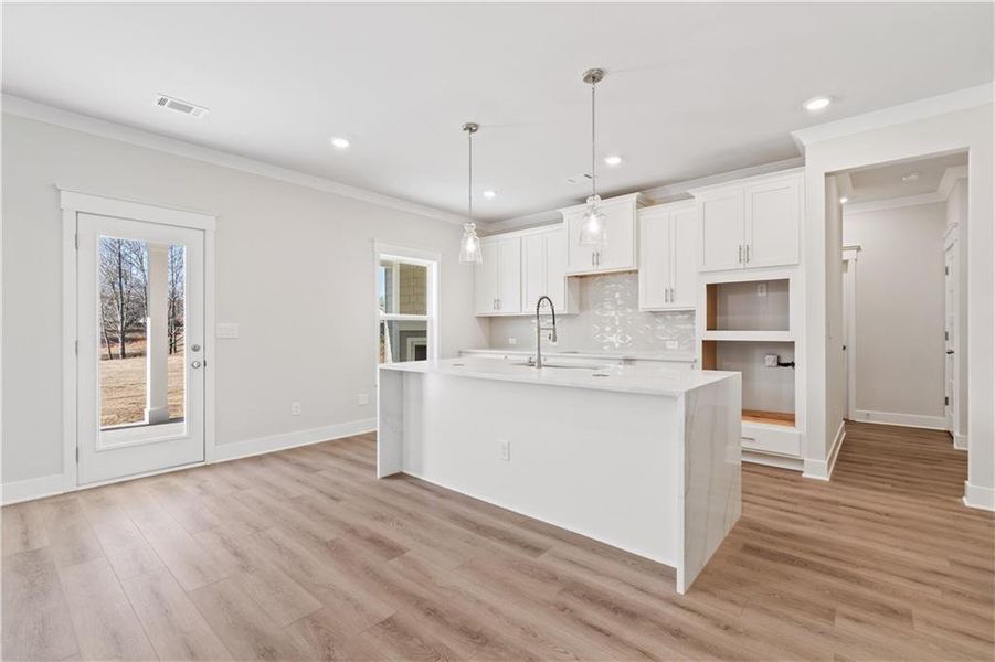 Furnished interior view inside a new home in Rosewood Lake Estates, Hoschton (Image 6).