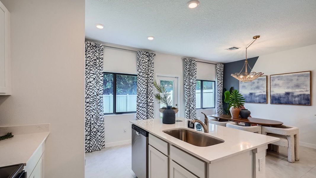Furnished interior view inside a new home in Ashwood Cove, Lake Worth (Image 8).