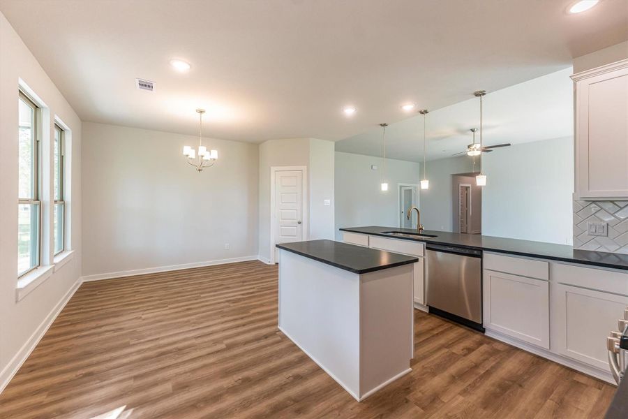 Furnished interior view inside a new home in Deer Pines, Conroe (Image 11).