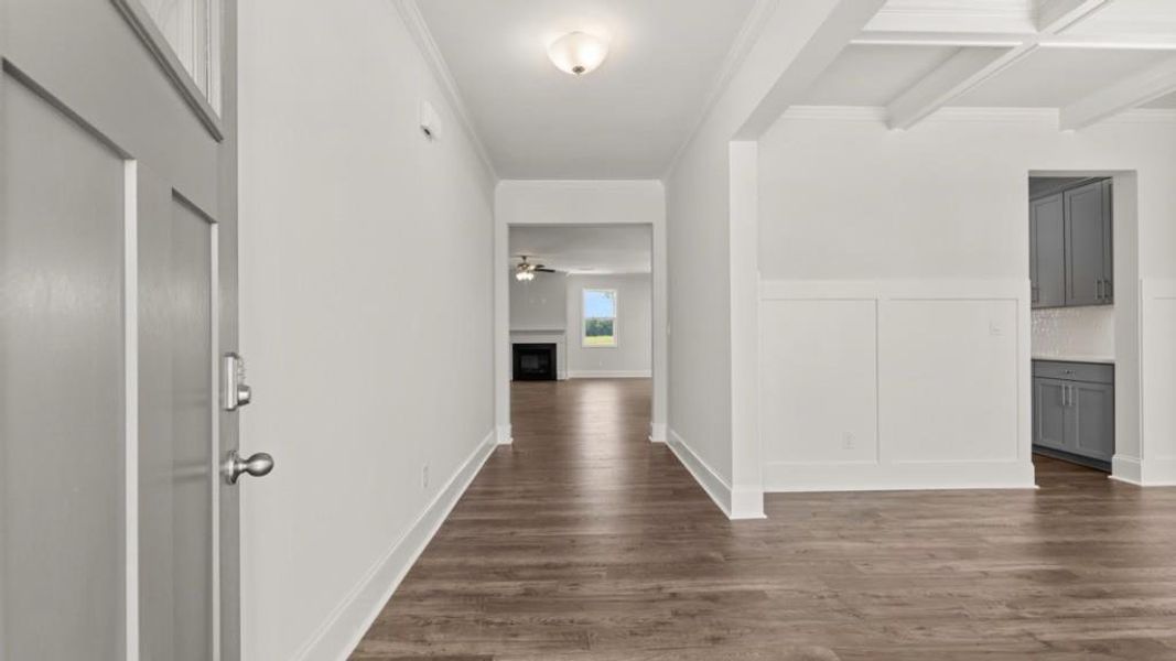 Spacious, unfurnished interior of a new home in Hamptons at Riverwood East, Dallas (Image 11).