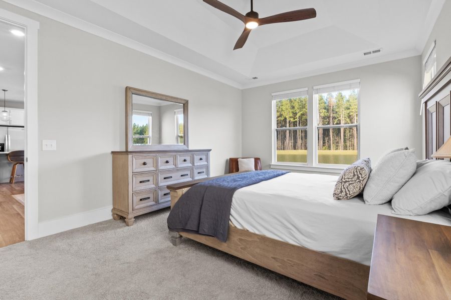 Furnished interior view inside a new home in , Ravenel (Image 29).