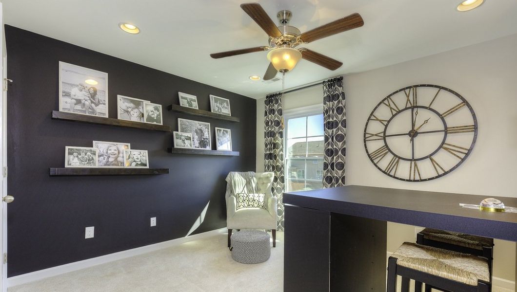 Representative furnished interior of a home built from the Verwood by D.R. Horton in Chumley Estates, Reidville (Image 30).