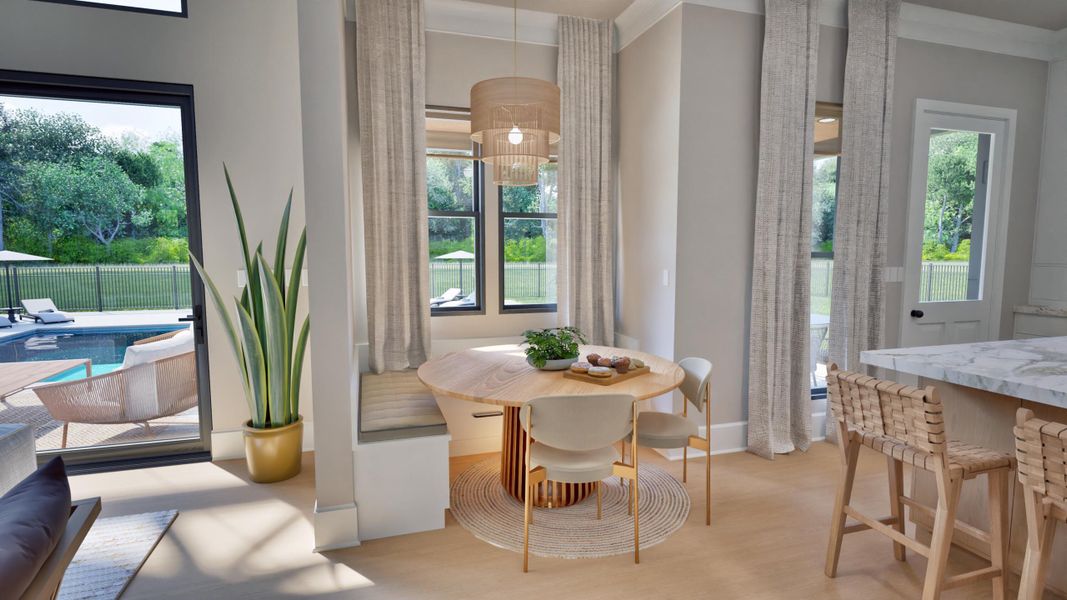 Furnished interior view inside a new home in , Johns Island (Image 15).