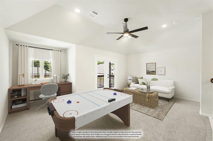 Furnished interior view inside a new home in Anderson Crossing, Trenton (Image 15).