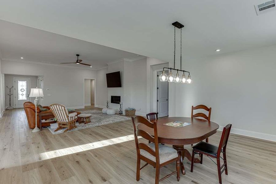 Furnished interior view inside a new home in , Hoschton (Image 35).