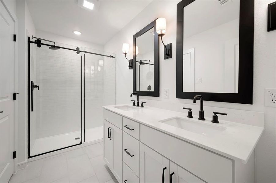 Furnished interior view inside a new home in Providence Commons, Providence Village (Image 13).