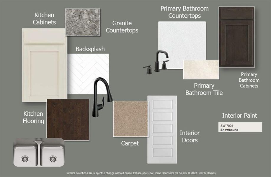 Beazer Homes Goodland Tahoe Design Image.