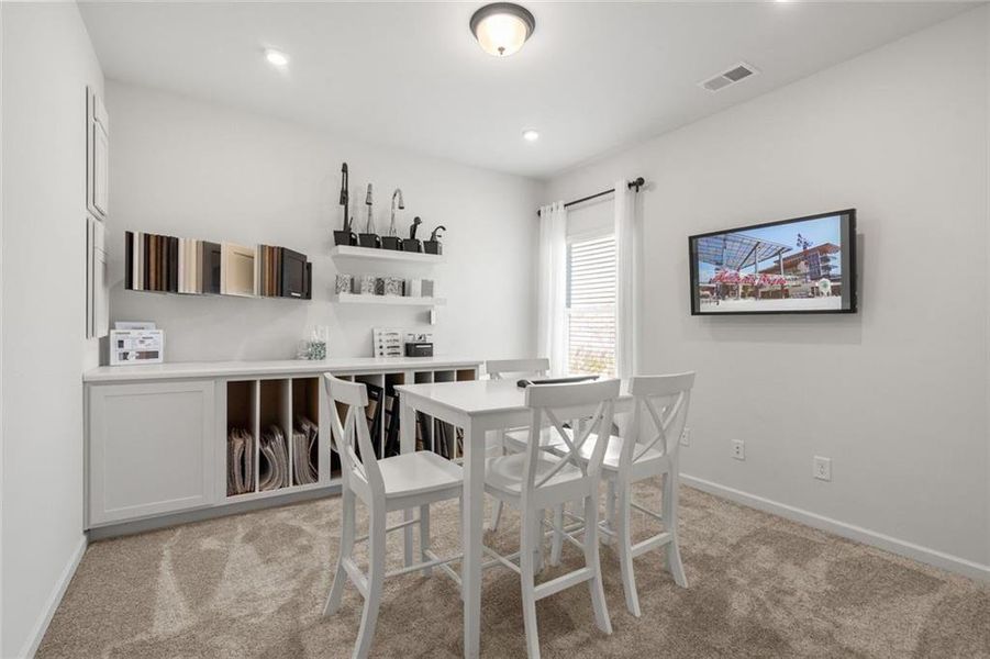 Furnished interior view inside a new home in Victoria Heights, Dallas (Image 26).
