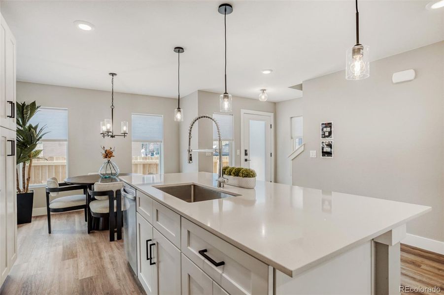 Furnished interior view inside a new home in , Wheat Ridge (Image 10).