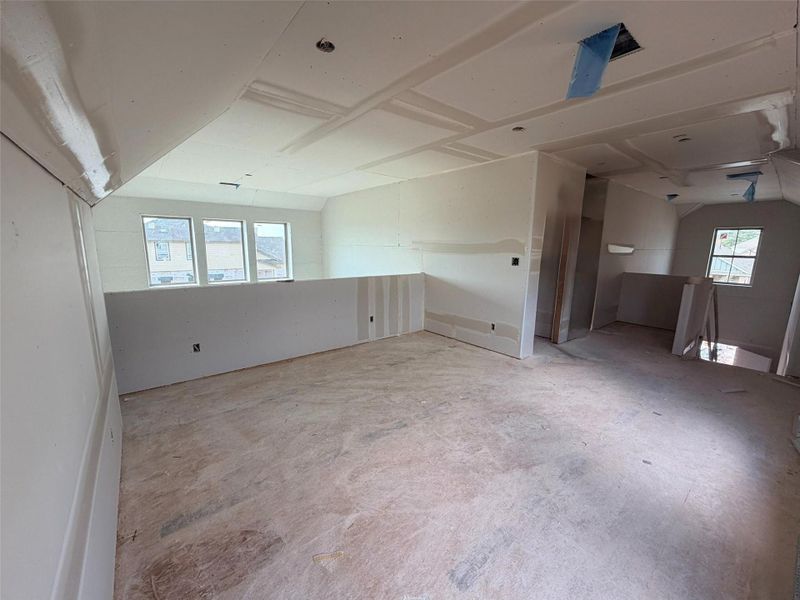 Construction Progress - game room